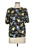 Ann Taylor LOFT 100% Polyester Teal Short Sleeve Blouse Size M (petite) - photo 1