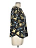 Ann Taylor LOFT 100% Polyester Teal Short Sleeve Blouse Size M (petite) - photo 4