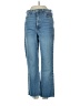 Zara Hearts Blue Jeans Size 4 - photo 1