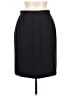 Casual Corner Solid Black Formal Skirt Size 12 - photo 1