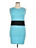 Unbranded Color Block Teal Cocktail Dress Size XL - photo 1