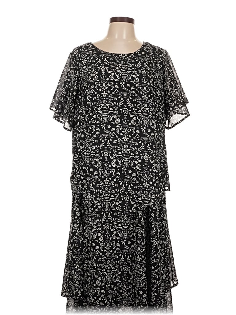 Pre-owned Blair Casual Dress In Black