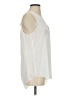 Banana Republic 100% Polyester Ivory Sleeveless Blouse Size S - photo 4