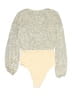 Bardot Gold Ivory Bodysuit Size XS - photo 2