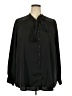 Torrid Polka Dots Black Long Sleeve Blouse Size 3X Plus (3) - photo 1