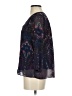 Paraphrase Blue 3/4 Sleeve Blouse Size XS - photo 5