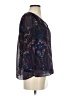 Paraphrase Blue 3/4 Sleeve Blouse Size XS - photo 4