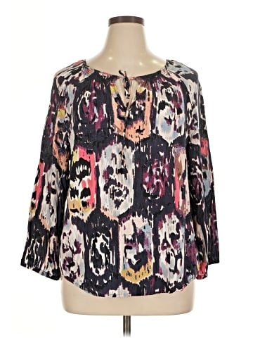 Nic + Zoe 3/4 Sleeve Blouse (view 1)