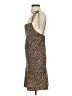 Audrey 3+1 100% Polyester Animal Print Brown Cocktail Dress Size S - photo 5
