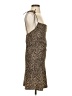 Audrey 3+1 100% Polyester Animal Print Brown Cocktail Dress Size S - photo 4