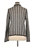 Nic + Zoe Chevron-herringbone Silver Cardigan Size XL - photo 2