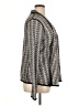 Nic + Zoe Chevron-herringbone Silver Cardigan Size XL - photo 4
