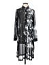 DKNY 100% Polyester Silver Kimono Size XXS - photo 1