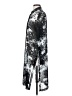 DKNY 100% Polyester Silver Kimono Size XXS - photo 5