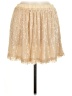 XXI 100% Polyester Stars Gold Casual Skirt Size M - photo 1