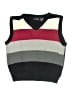 George 100% Cotton Color Block Gray Sweater Vest Size 7 - photo 1