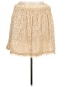 XXI 100% Polyester Stars Gold Casual Skirt Size M - photo 2