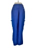Boston Proper Solid Blue Cargo Pants Size 8 - photo 2