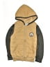 Free Planet 100% Polyester Color Block Tan Jacket Size 8 - photo 1