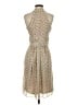 Evan Picone Chevron-herringbone Tan Casual Dress Size 4 (petite) - photo 2