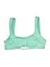 No Boundaries Green Swimsuit Top Size M - photo 1