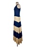 Karina Grimaldi 100% Modal Color Block Blue Casual Dress Size XS - photo 5