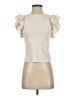 Zara Ivory Short Sleeve Top Size S - photo 1