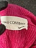 Self Contrast Pink Pullover Sweater Size S - photo 7