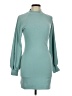 Shein Solid Teal Cocktail Dress Size 6 - photo 1