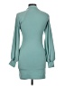 Shein Solid Teal Cocktail Dress Size 6 - photo 2