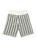 Pink Diamond Houndstooth Ivory Shorts Size S - photo 1