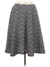 Bobeau Chevron-herringbone Gray Casual Skirt Size L - photo 1