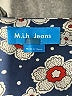 m.i.h Jeans 100% Silk Floral Blue Jumpsuit Size S - photo 4