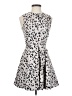 Keepsake 100% Polyester Animal Print Gray Cocktail Dress Size XS - photo 1