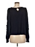 Ann Taylor LOFT Black Long Sleeve Blouse Size M - photo 2