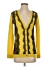 Marchesa Voyage Yellow Cardigan Size S - photo 1