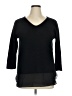 Neiman Marcus Solid Black Pullover Sweater Size XL - photo 1