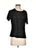 Emma & Sam 100% Nylon Metallic Black Active T-Shirt Size XS - photo 1