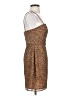 About Us 100% Polyester Animal Print Brown Cocktail Dress Size S - photo 4
