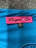 Morgan & Co. 100% Polyester Solid Blue Cocktail Dress Size XS - photo 6
