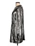 Aqua Metallic Silver Cocktail Dress Size L - photo 5