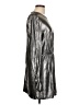 Aqua Metallic Silver Cocktail Dress Size L - photo 4