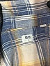 Uniqlo 100% Cotton Plaid Blue Long Sleeve Button-Down Shirt Size M - photo 7