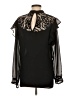 Analili 100% Polyester Black Long Sleeve Blouse Size M - photo 2