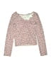 The Children's Place Floral Pink Pullover Sweater Size S (kids) - photo 1