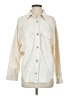 Zara Ivory 3/4 Sleeve Button-Down Shirt Size S - photo 1