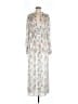 Rag & Bone 100% Viscose Print Ivory Casual Dress Size M - photo 1