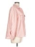 Velvet Heart 100% Rayon Stripes Orange Long Sleeve Button-Down Shirt Size L - photo 4