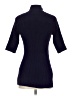 Marina Moscone Collective 100% Polyester Blue Turtleneck Sweater Size S - photo 2