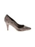 Rebecca Taylor Animal Print Gray Heels Size EU 37 - photo 1